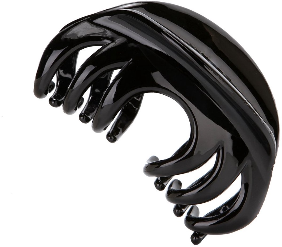 No-slip Grip Brede Crystal Plastic Octopus Jaw Clips Haarklauw Banana Clips voor Vrouwen