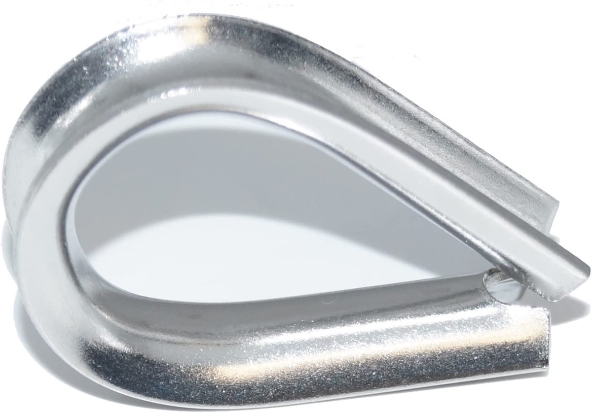Kousen voor draadkabel 4 mm 6 stuks kabelkousen van roestvrij staal A4 NIRO, AISI 316 Nirosta