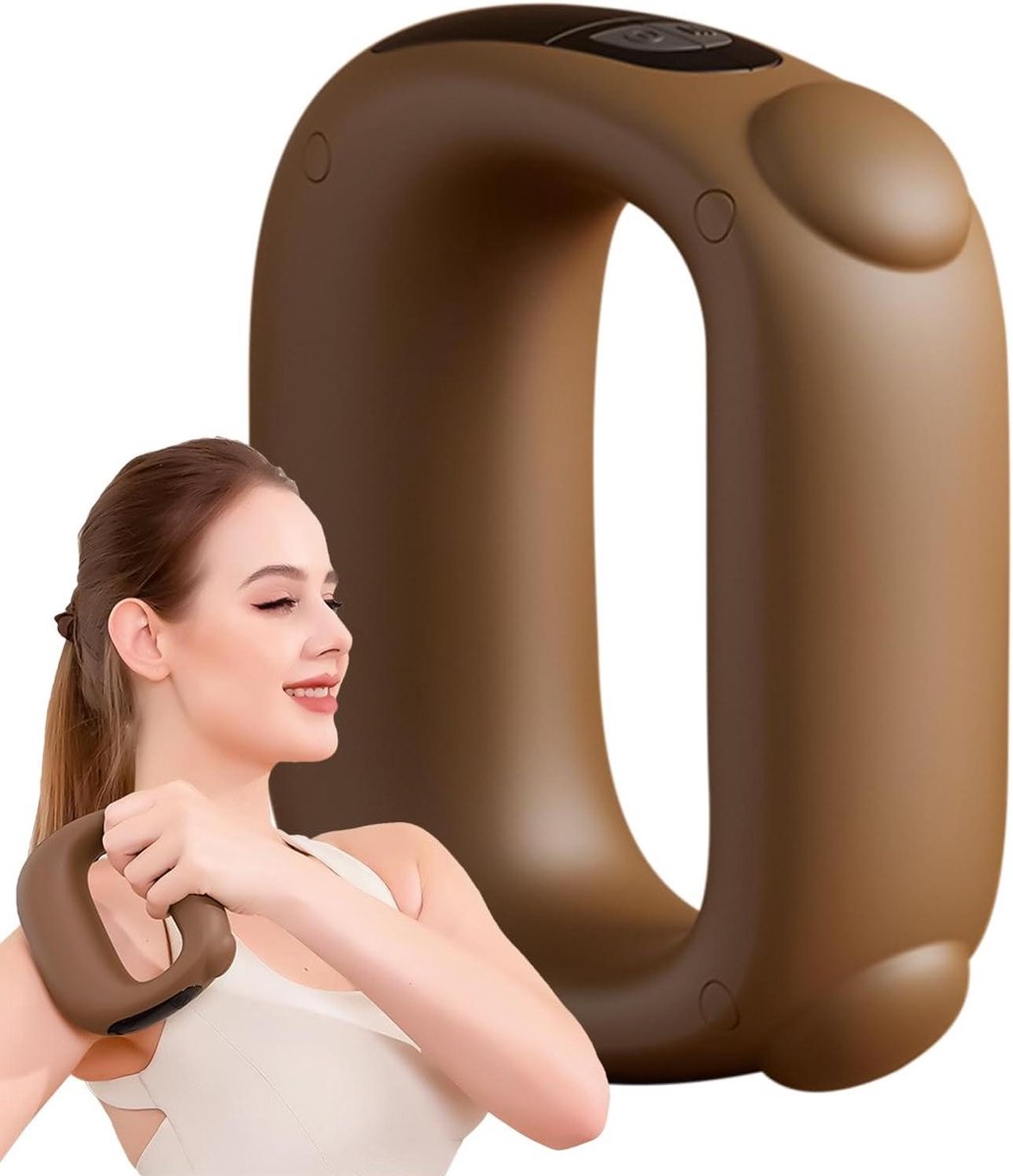 Massagecirkel - Fitness Hoepel - Spierontspanning - LED Display - 185 x 152 x 96 cm - Zwart