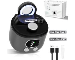 SnelShoppen - AOOWU Elektrische Nagelknipper - Multifunctioneel, Automatisch met Vergrootglas, Dubbel Lemmet, 3 Snelheden, Voor Pasgeborenen, Volwasse