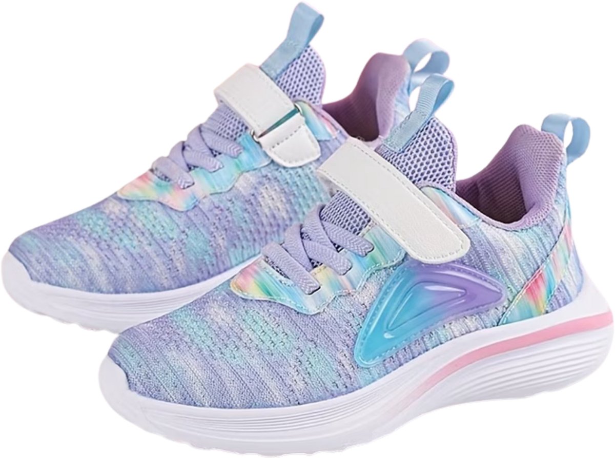 Currero Schoenen Meisjes Sneakers Comfortabel Wandelschoenen Casual Kinder Schoenen 31 Paars