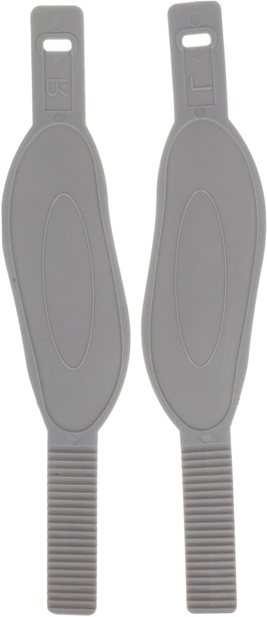 Verstelbare Pedaalriemen - Fietsbanden Hometrainer - Thuis Trainen - Antislip Ontwerp - 30x5.5x0.5CM - Donkergrijs