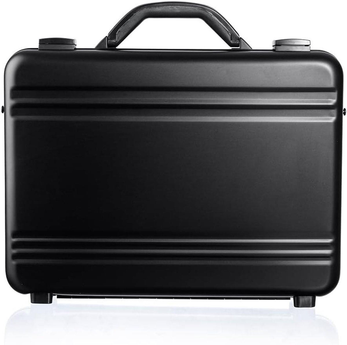 Aluminium Koffer - Zakenkoffer Trolley - Veilig Spullen Vervoeren - Lichtgewicht Duurzaam - 39.5 x 28.5 x 8 cm - Zwart