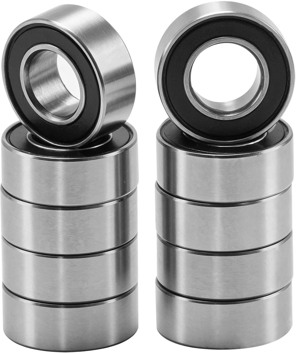 Lagers MR84-2RS, 4 mm × 8 mm × 3 mm, GCr15-chroomstaal, geschikt voor skateboards, 3D-printers, inline skates