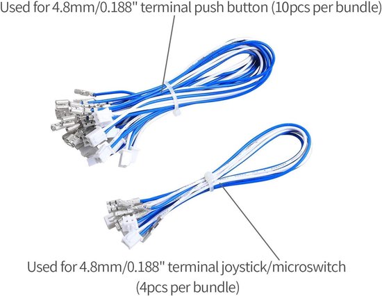 Zero Delay Arcade USB Encoder voor Joystick en Knoppen - Compatibel met Windows en Raspberry Pi — afbeelding 3