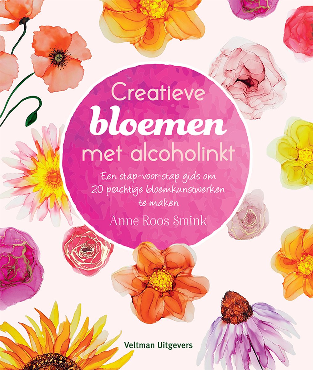 Creatieve Bloemen Met Alcoholinkt