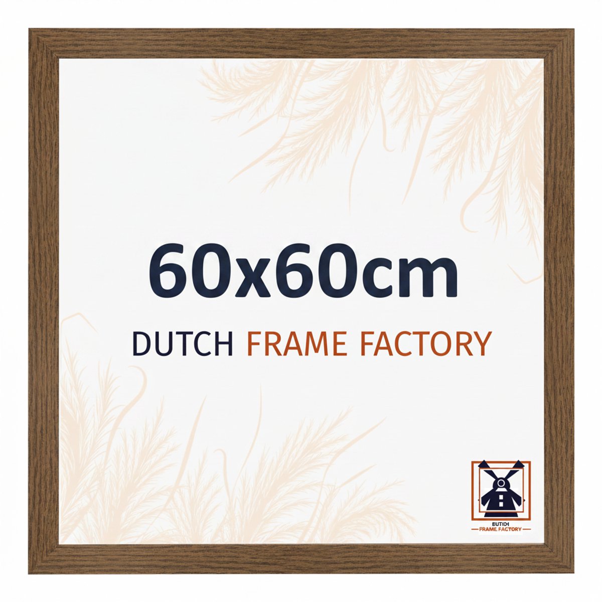 Fotolijst 60x60 cm - MDF - Eiken Rustiek - Benno