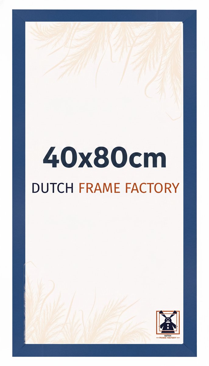 Fotolijst 40x80 cm - MDF - Donkerblauw - Benno