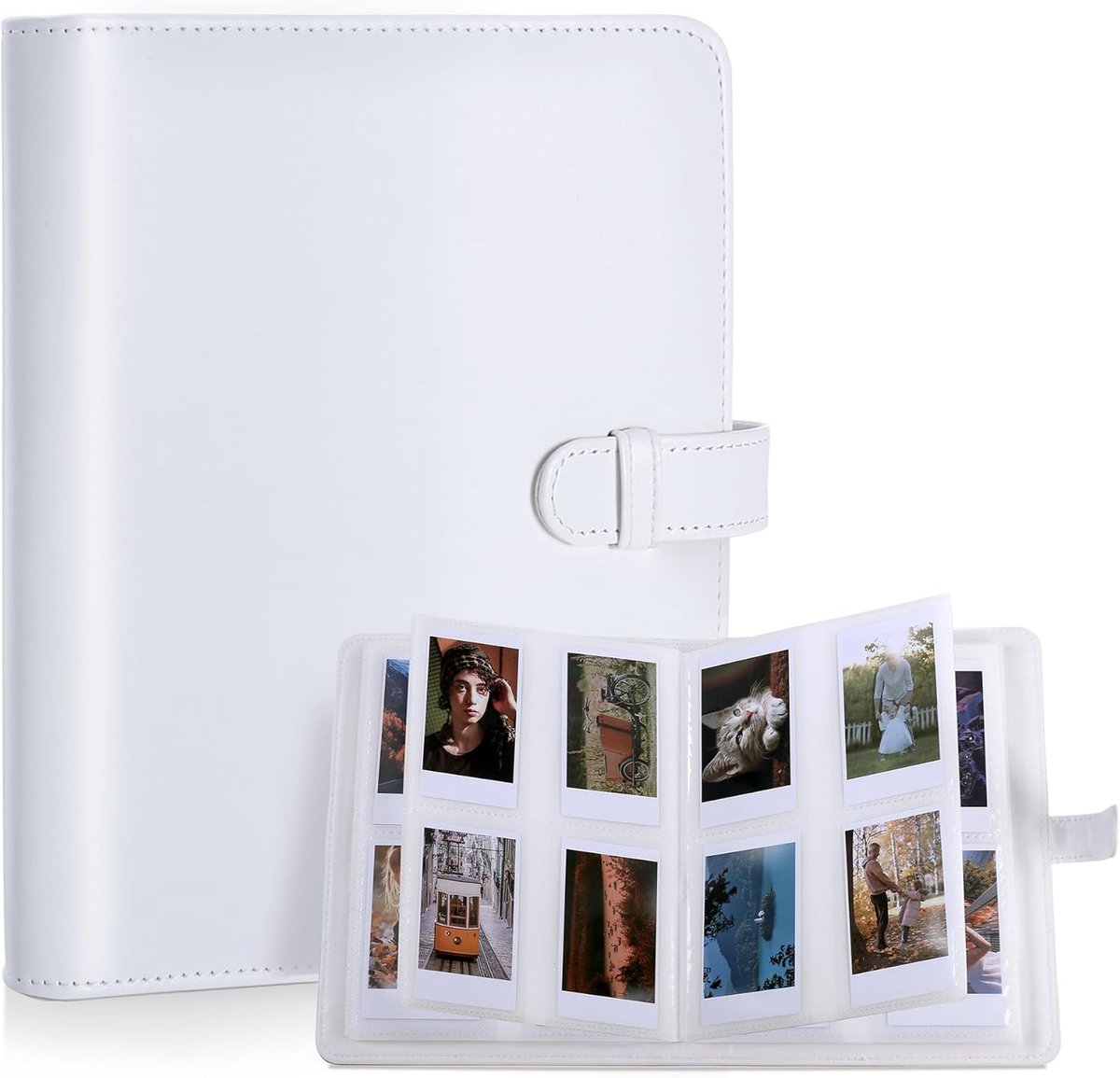 SnelShoppen - Fotoalbum met 256 Vakken voor 3 Inch Film - Ideaal voor Instant Camera's - Geschikt voor Diverse Merken - Compact en Handig voor Feesten