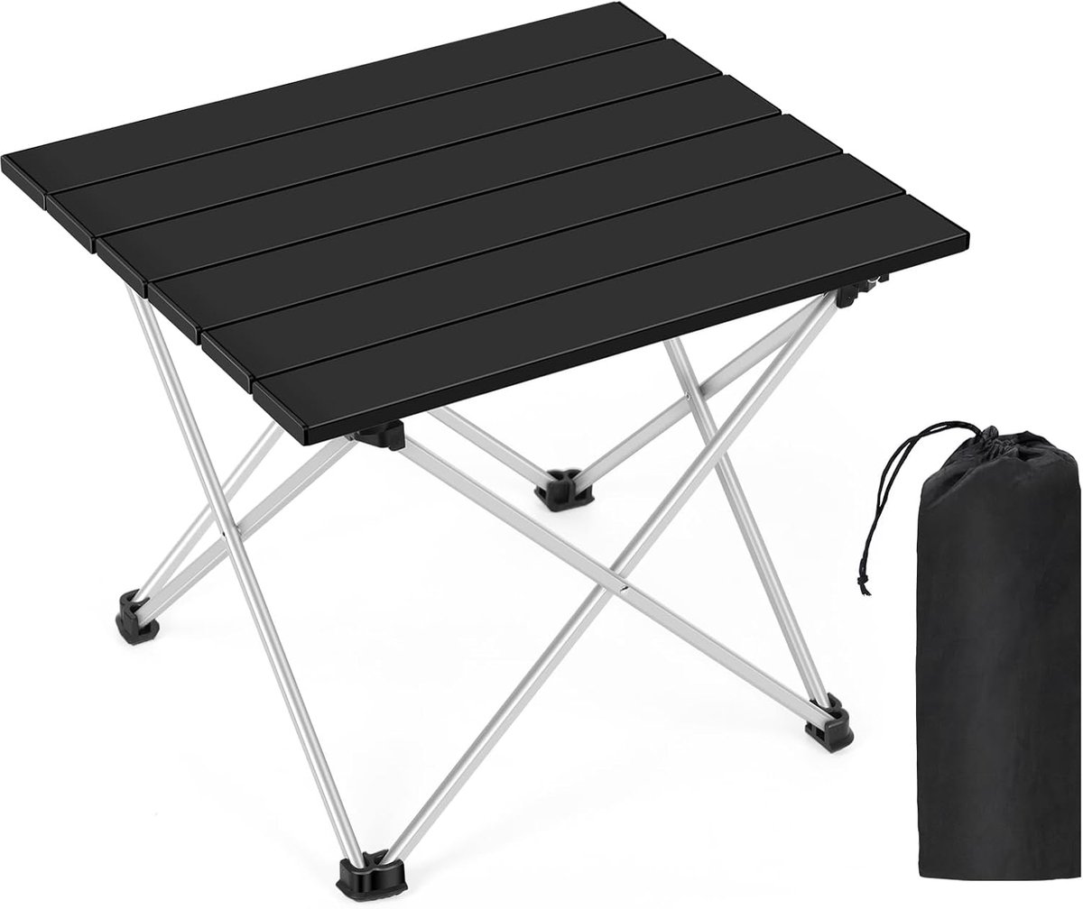 SnelShoppen - Draagbare Campingtafel - Lichte Klaptafel voor Buiten - Compacte Picknicktafel met Draagtas - Ideaal voor Kamperen, Barbecuen, Vissen, W