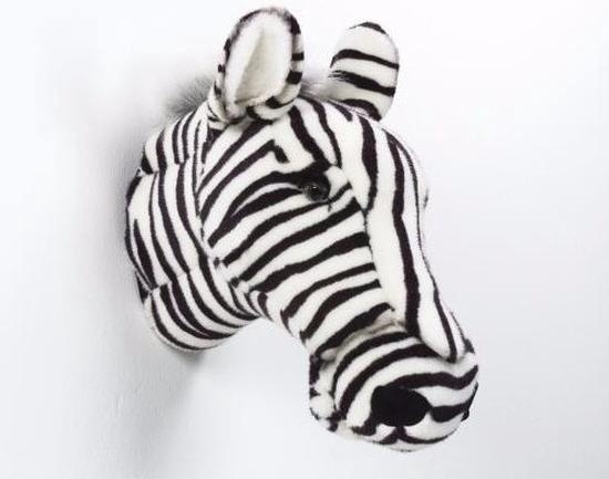 Ster Vesting plotseling Wild & Soft Pluche zebra dierenhoofd Daniel - Kinderkamer muurdecoratie |  bol.com