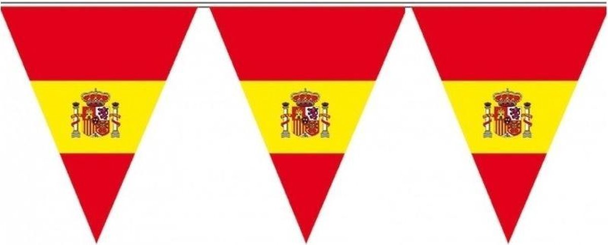 academisch loyaliteit Beperken Spanje supporter vlaggenlijn 5 meter - Spaans thema | bol.com