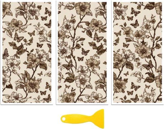Rub-on Transfers - Meubelstickers Bloemen - Meubels Decoreren - Waterdicht Ontwerp - 15 x 30 cm - Vintage Bloemen