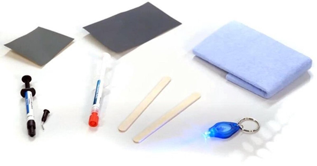 Villeroy & Boch reparatieset - voor acryl en quaryl - wit