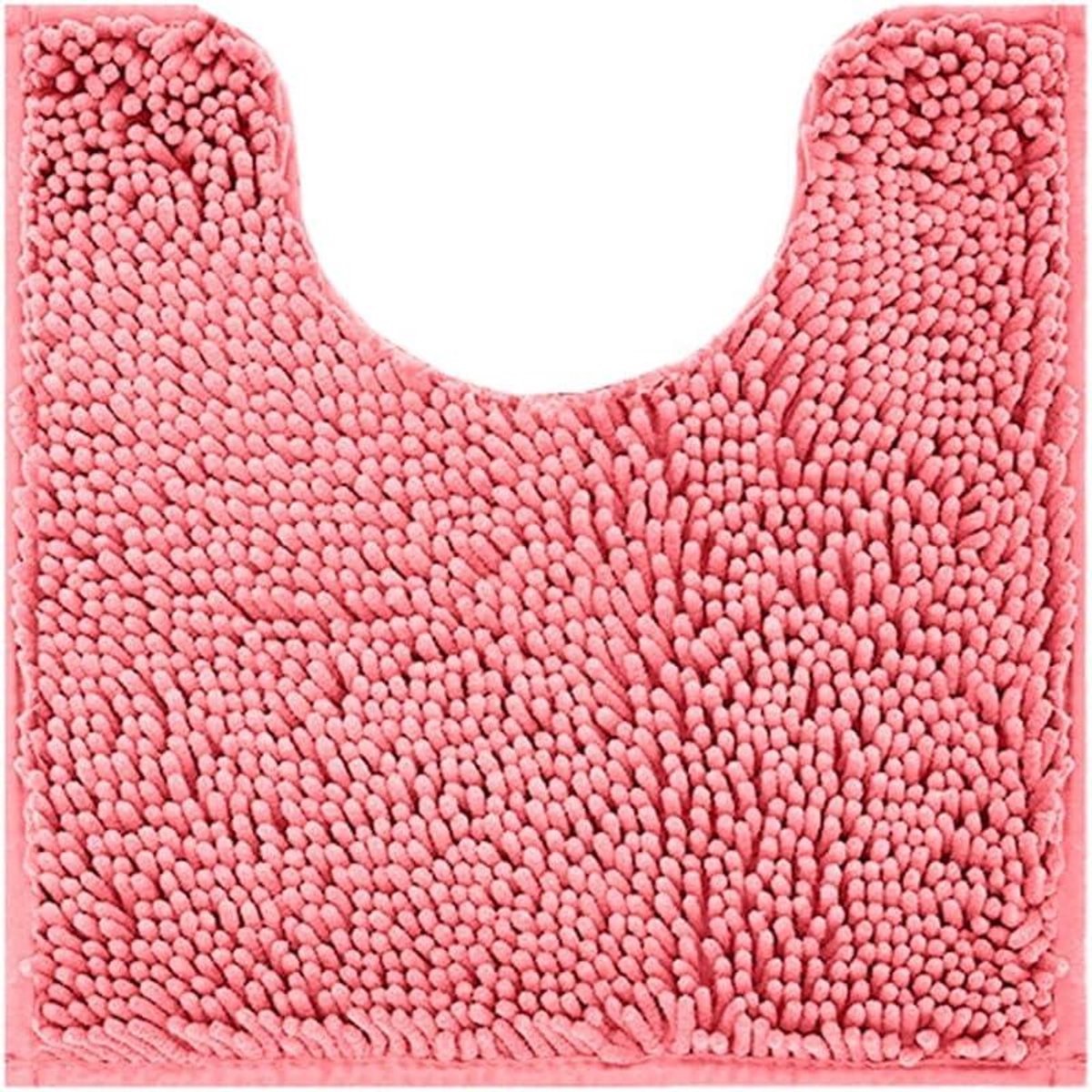 Badmat U-vormig - Toilet vloerkleed - Badkamer comfort - Zacht pluche materiaal - 50 x 50