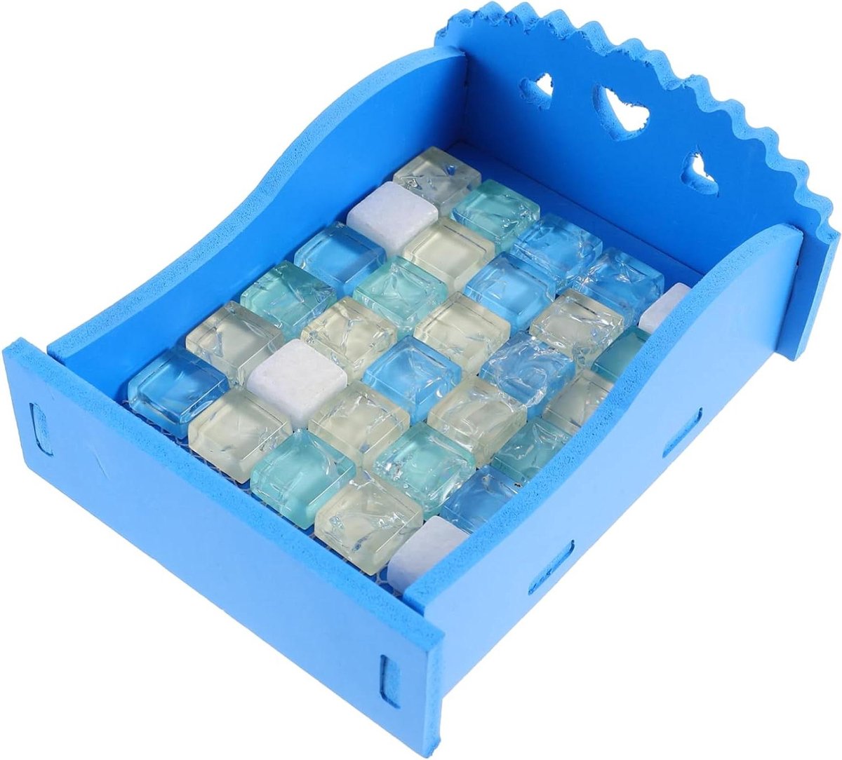 Hamster Koelbed - Huisdier Koelmat - Zomerse Koelte - Fysieke Koeling - 11x7cm - Blauw