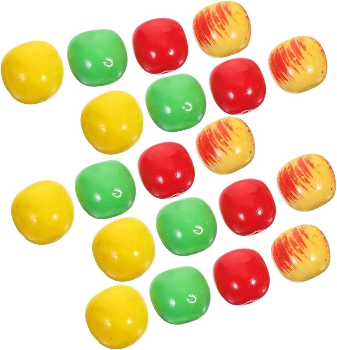 Nep Fruit Appels - Kunstfruit Decoratie - Huis Versieren - Hoog Realisme - 60 Stuks - Diverse Kleuren