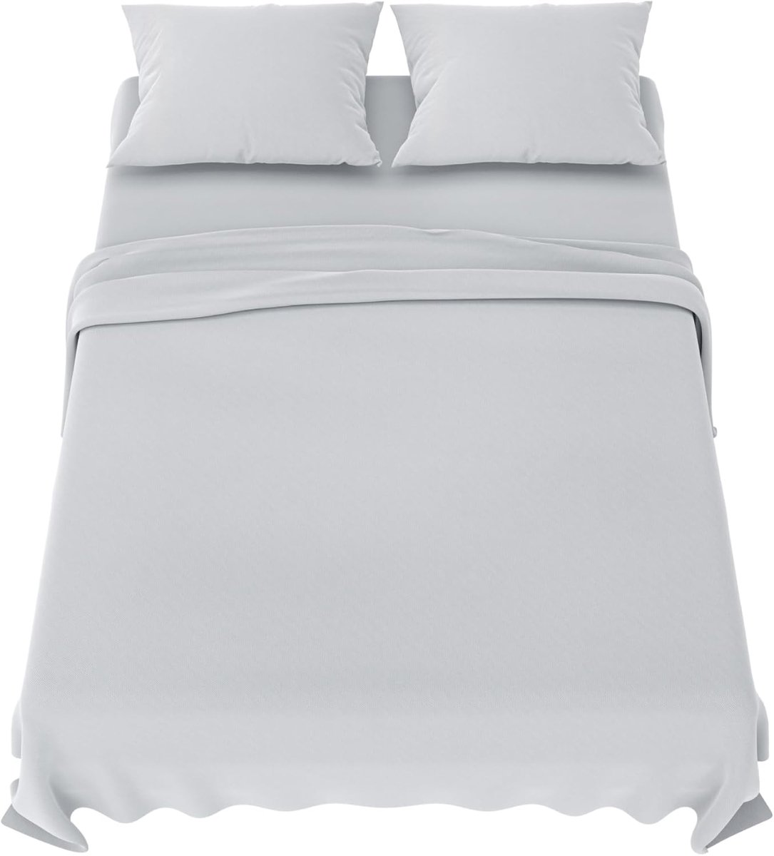 SnelShoppen - Dreamzie 4-delige Beddenset 180x200 cm - Microvezel Fitted Sheet, Flat Sheet 270x290 cm, 2 Kussenslopen 65x65 cm - Oeko-Tex Gecertificee