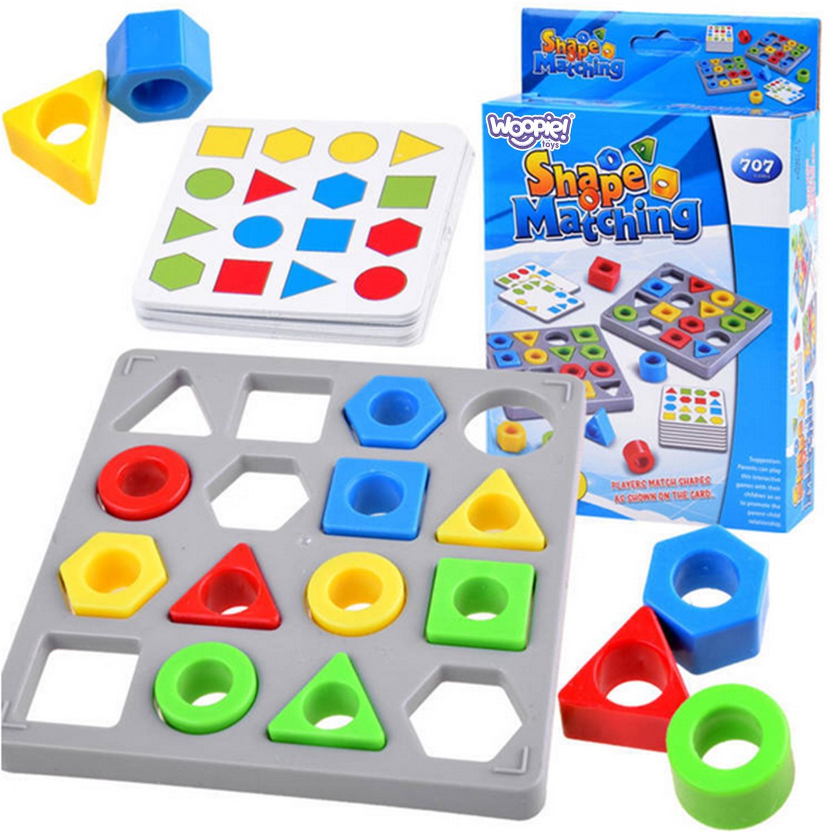 Woopie Match Vormen Puzzelspel - UNI