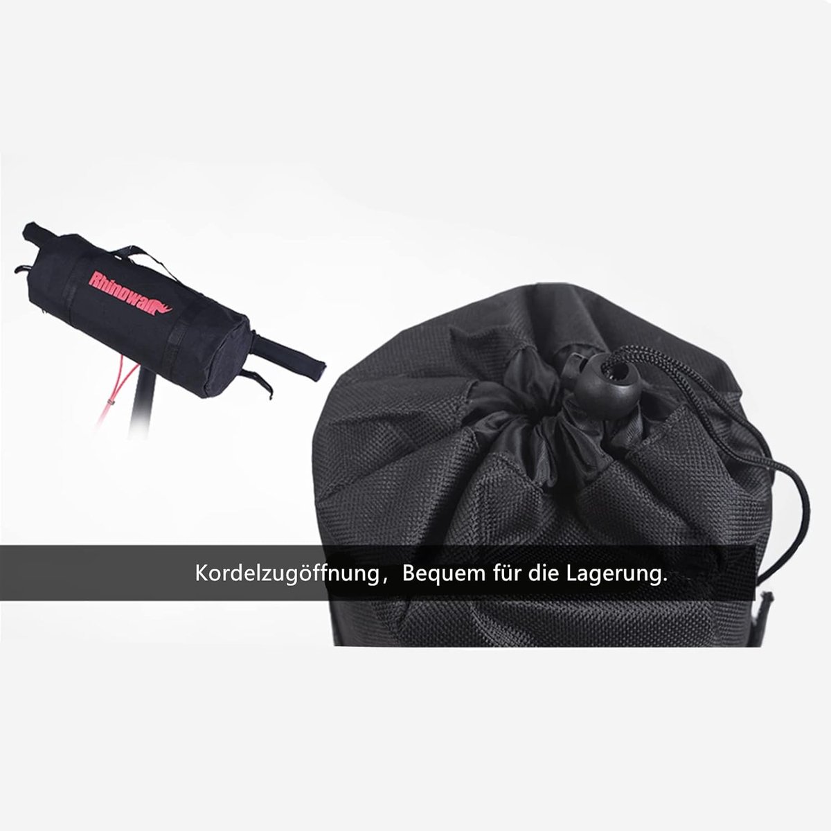 SnelShoppen - Fietstas 20 Inch Opvouwbare Fietstas voor Auto, Trein en Vliegtuig, Draagbaar, 600D Oxford en 300G Non-woven, Ideaal voor Reizen, Zwart