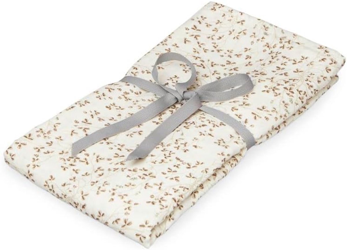 SnelShoppen - Muslin Doek XL met Print - Lierre - Zachte Katoenen Muslin Doeken voor Baby's - Ademend en Duurzaam - Perfect voor Verzorging, Speelgoed