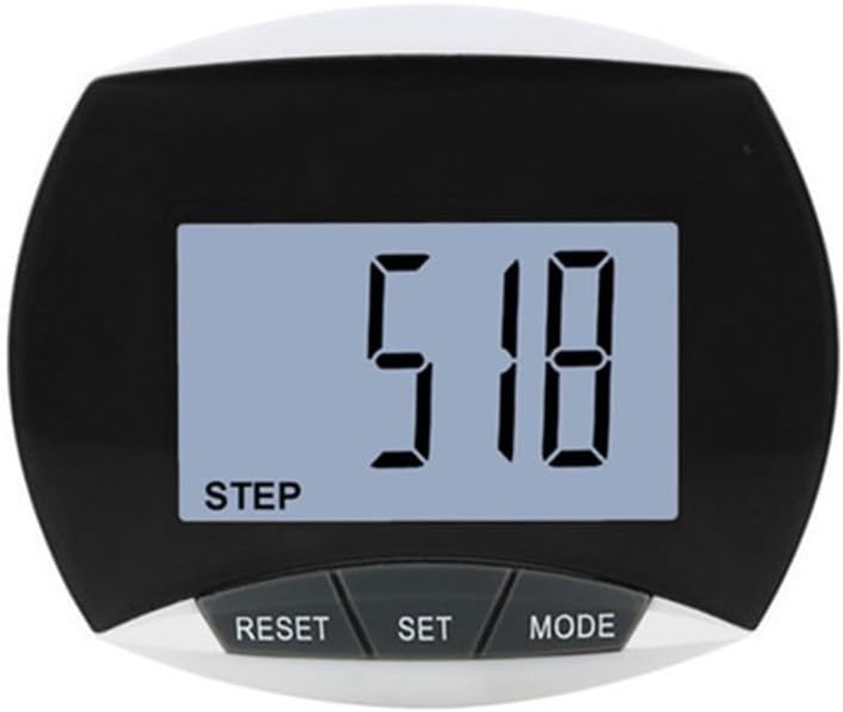 SnelShoppen - 3D Stappenteller Digitale Stappenteller voor Mannen, Vrouwen en Kinderen - Draagbare Fitness Tracker met Calorieverbruik, Clip, Grote LC