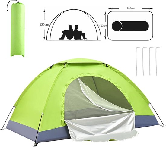 VLSelect®Tent 2 persoons - Trekking - Campingtent - Lichtgewicht — afbeelding 3