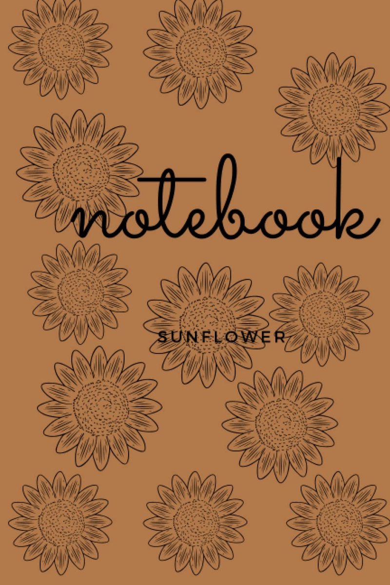 SnelShoppen - Pocketsize Notitieboekje met Zonnebloem Design - Compact A5 Schrijfboekje - Perfect voor School, Reizen, Notities en Creatieve Projecten