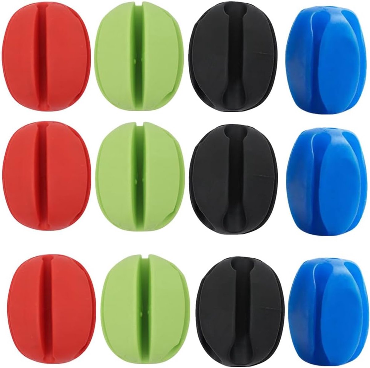 SnelShoppen - Fishing Rod Puller en Rod Holder Set - 12 Stuks Silicone Rod Clips met 5 Holes - Bescherming voor Vissenstokken - Handige en Draagbare A