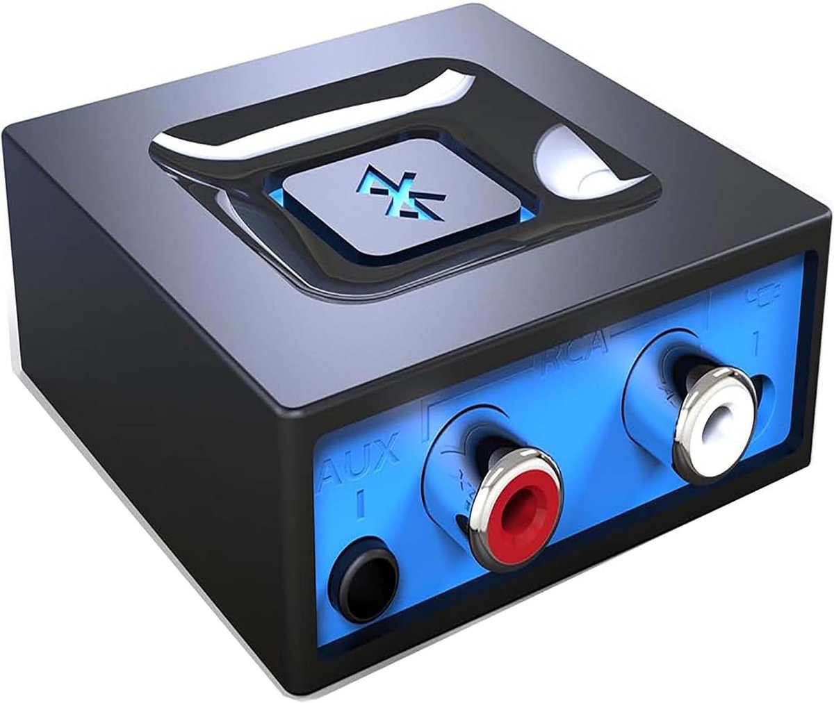 SnelShoppen - Draadloze Bluetooth Audio Ontvanger - Bluetooth Adapter voor PC, Mac, Smartphone en Tablet - 3.5mm & RCA Audio Uitgangen - Eenvoudige In