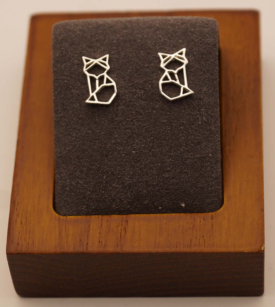 Zilveren oorknopjes kat - sterling zilveren oorbellen van katten - mooie katten oorbellen gemaakt van 925 zilver - oorknopjes voor katten liefhebbers van sterling zilveren - leuke katjes oorbellen van zilver