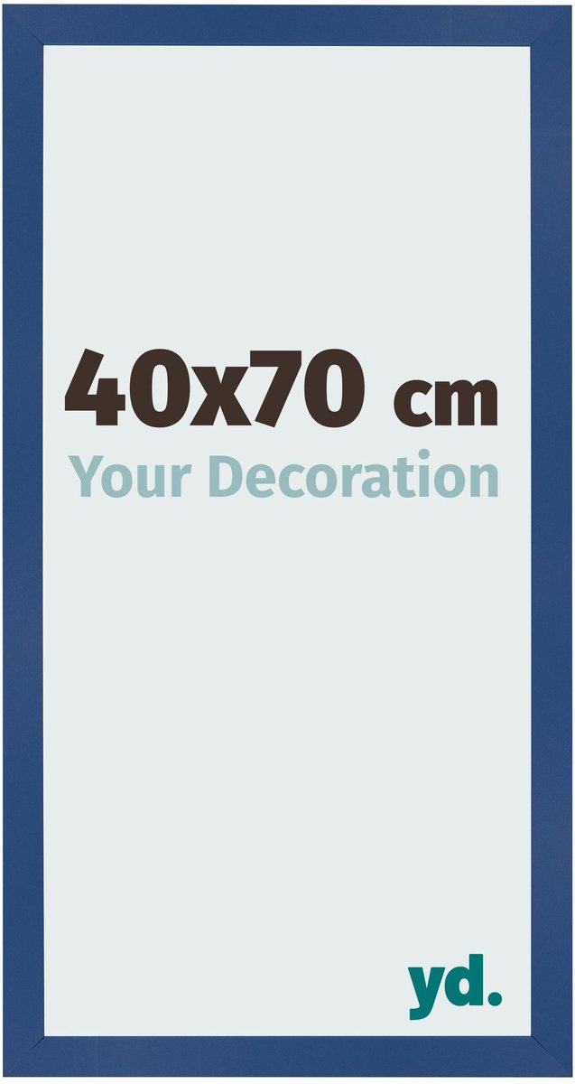 Your Decoration - Fotolijst 40x70 cm - MDF - Donkerblauw - Bologna