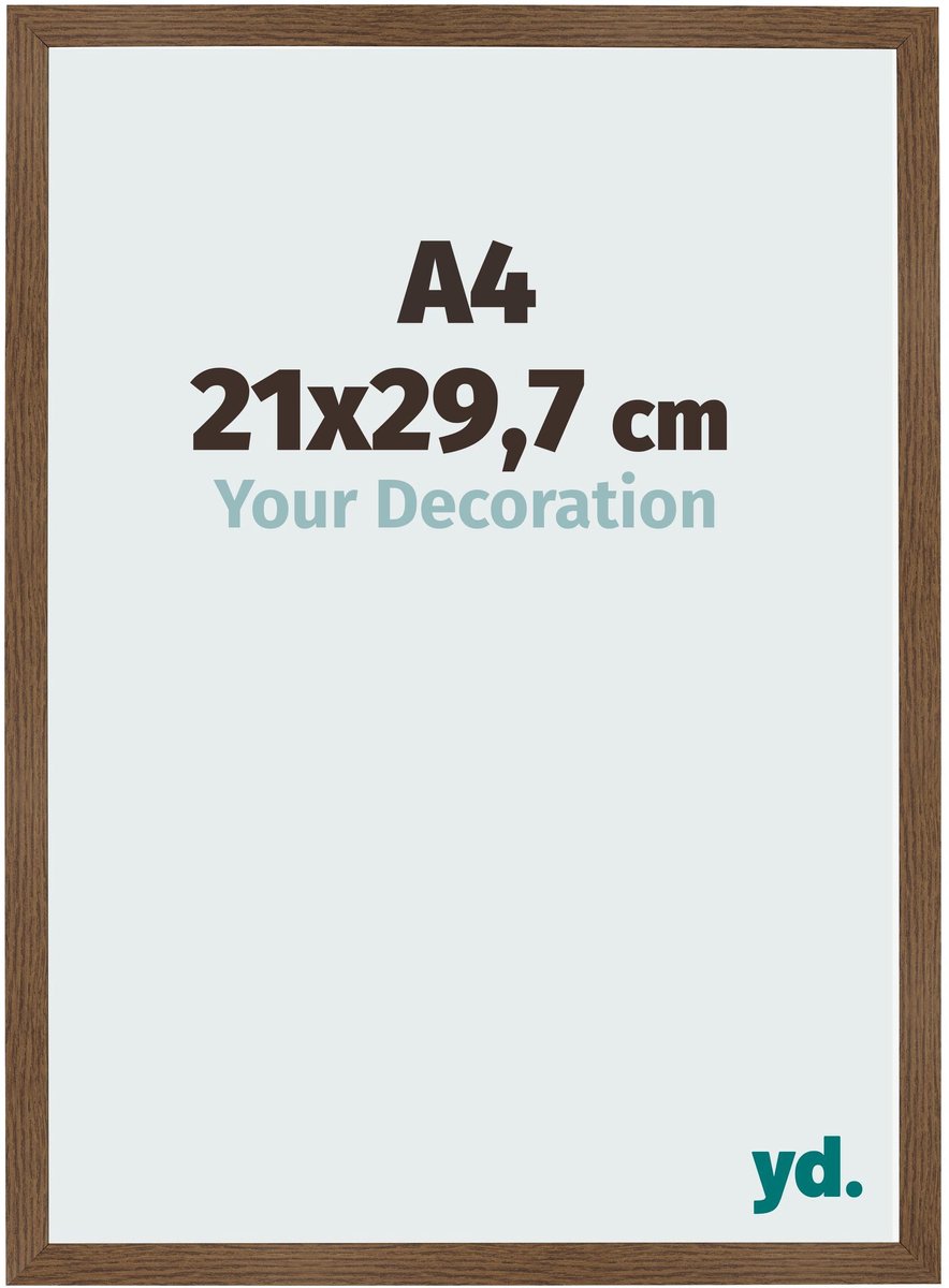 Your Decoration - Fotolijst A4 21x 29,7 cm - MDF - Eiken Rustiek - Bologna