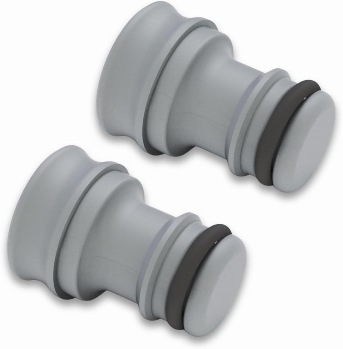 SnelShoppen - Hose Connection Stop - Lekdichte Eindkap voor Tuinslang - Geschikt voor 13mm (1/2") & 15mm (5/8") - Met Sealing Ring tegen Vorst en Vuil