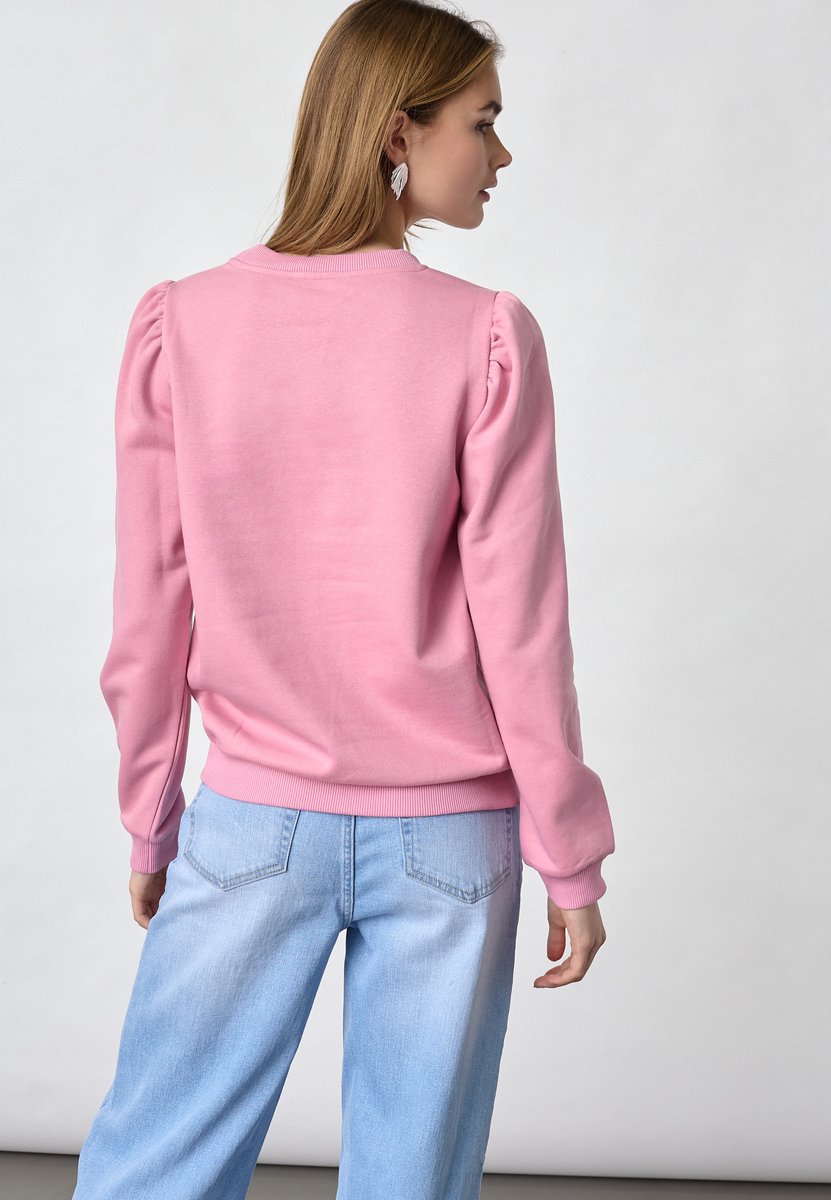 SISTERS POINT New.Peva-puff - Dames trui - Rose - Maat L
