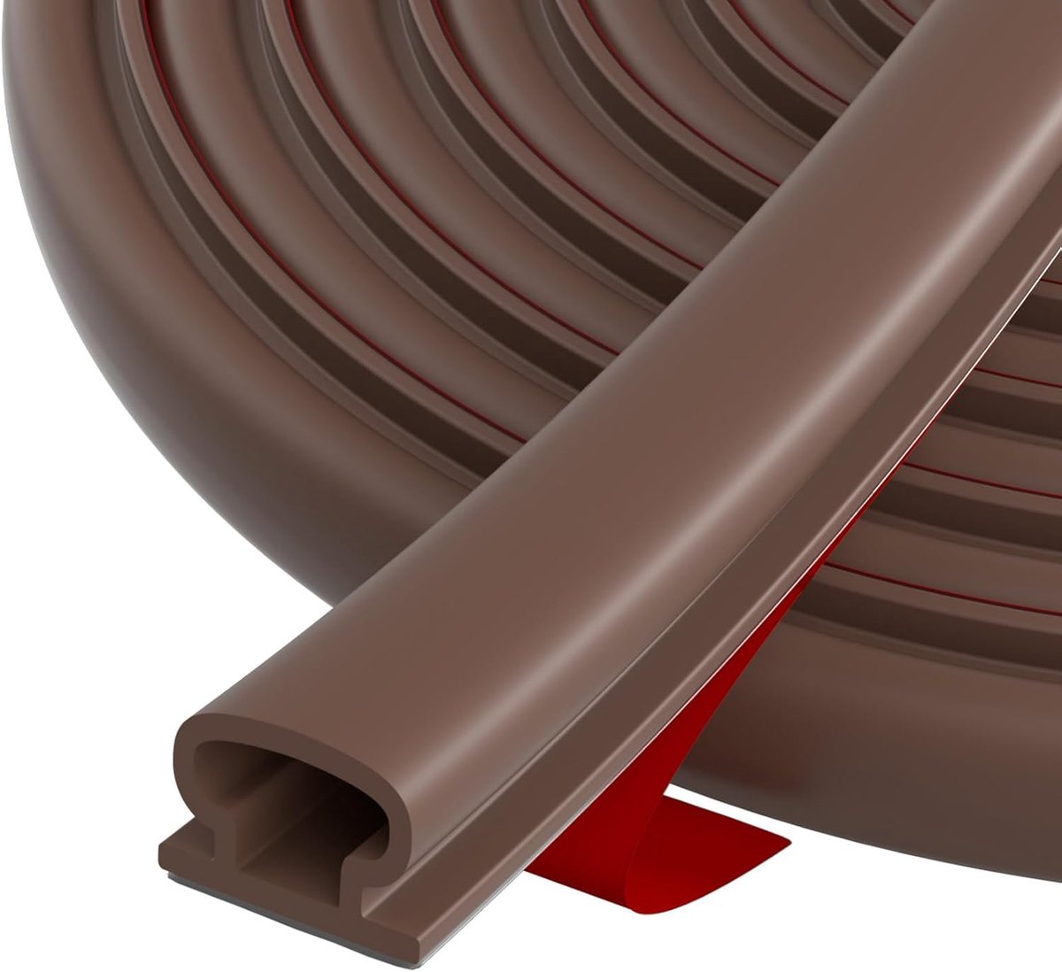 SnelShoppen - Rubber Deurafdichting - Zelfklevende Weerstrip - Waterdichte Dichtstrip voor Deuren & Ramen - Geluidsisolatie en Energiebesparing voor T