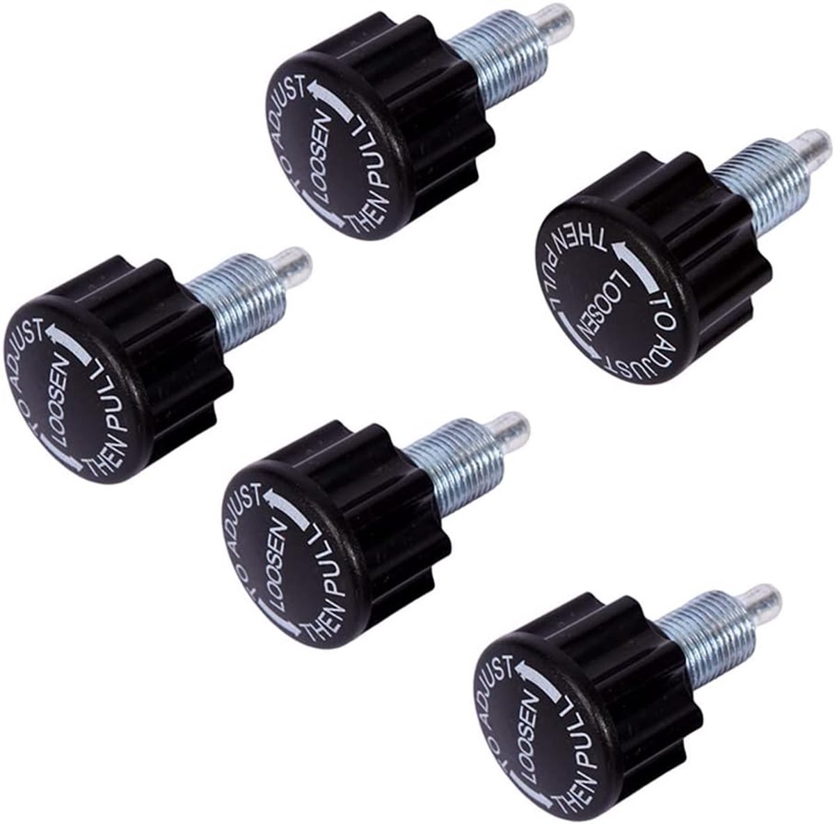 SnelShoppen - 5PCS M16 Verstelbare Knop Pop Pin Onderdelen voor Fietsapparatuur, Geschikt voor Fitness, Krachtapparatuur en Weerstandsbanken