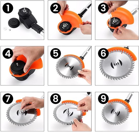 SnelShoppen - Messen voor Bosmaaier 15 cm - 2 Stuks Metalen Messen - Accessoires voor Grasmaaiers en Grastrimmers - Universele Bosmaaier Schijven - Tu — afbeelding 4