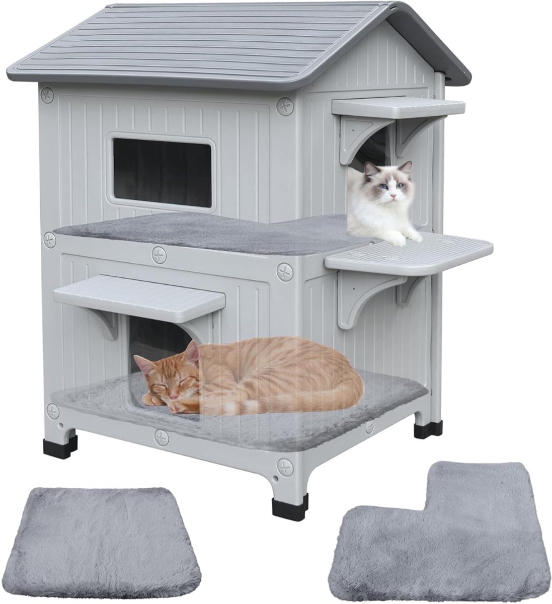 CLGP® Kattenhuis voor Buiten - Kattenhok - Kattenbench
