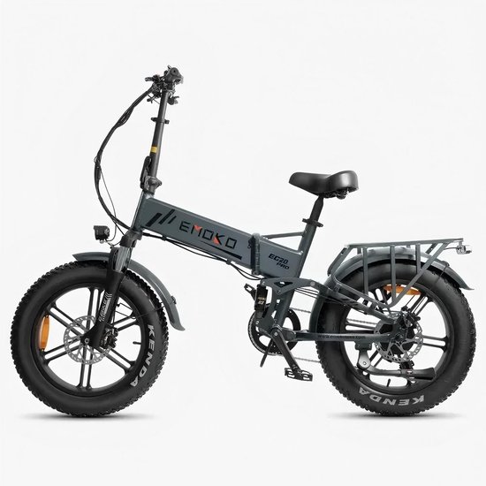 EC20 Opvouwbare Elektrische Fiets - 80km bereik - 250W - 48V 18Ah batterij - met legering achterrek — afbeelding 2