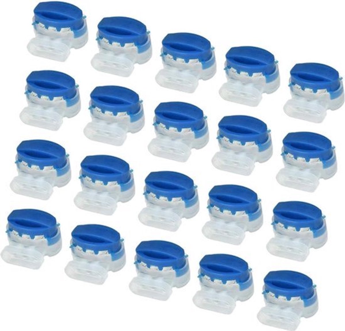 Kabelverbinders voor robotmaaier - 20 x connectoren - reparatieset - kabelklem - online bestellen .