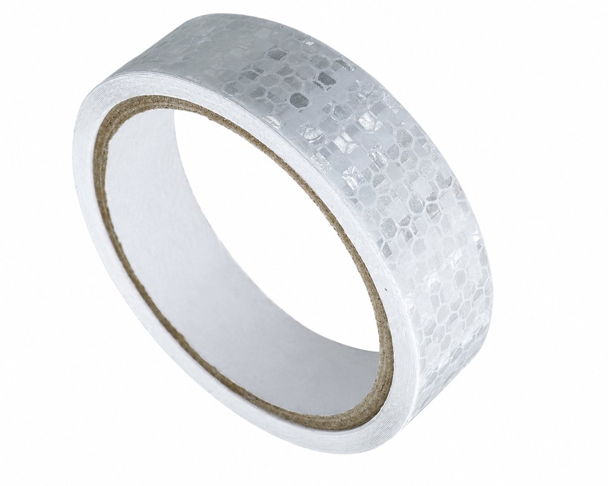 Reflecterende tape - Reflectie Tape - 25 mm x 5 meter - Wit