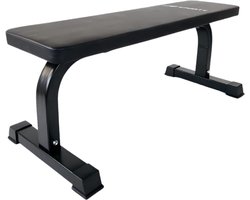Berg AJ-Sports Fitnessbank vlak - Bench press - Halterbank - Bankdrukbank - Fitness bank - Trainingsbank - Bench - Fitness - Workout - Krachttraining - Licht en Robuust - Tot 250KG Belastbaar - Eenvoudig opbergbaar