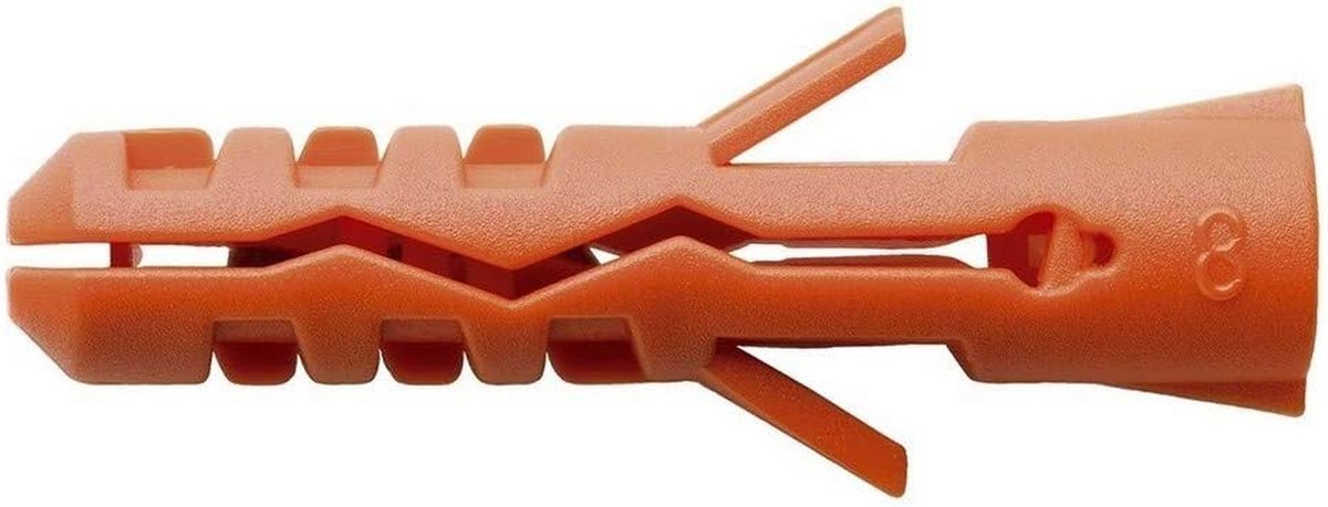 Nylon pluggen - Bevestigingsmateriaal - Muurbevestiging - Duurzaam materiaal - 10 x 50 mm - Grijs