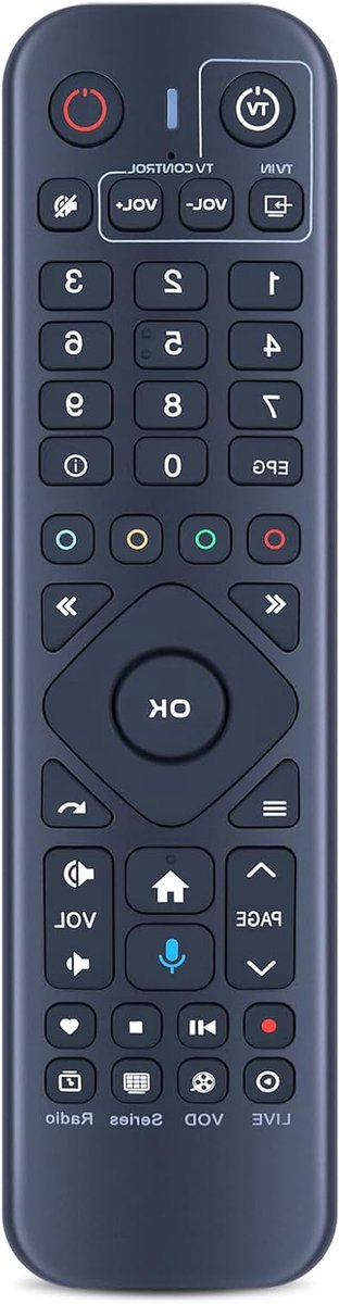 Universele Afstandsbediening - Vervangende Controller - TV Bediening - Volledige Compatibiliteit - 13.5 cm - Blauw/Groen