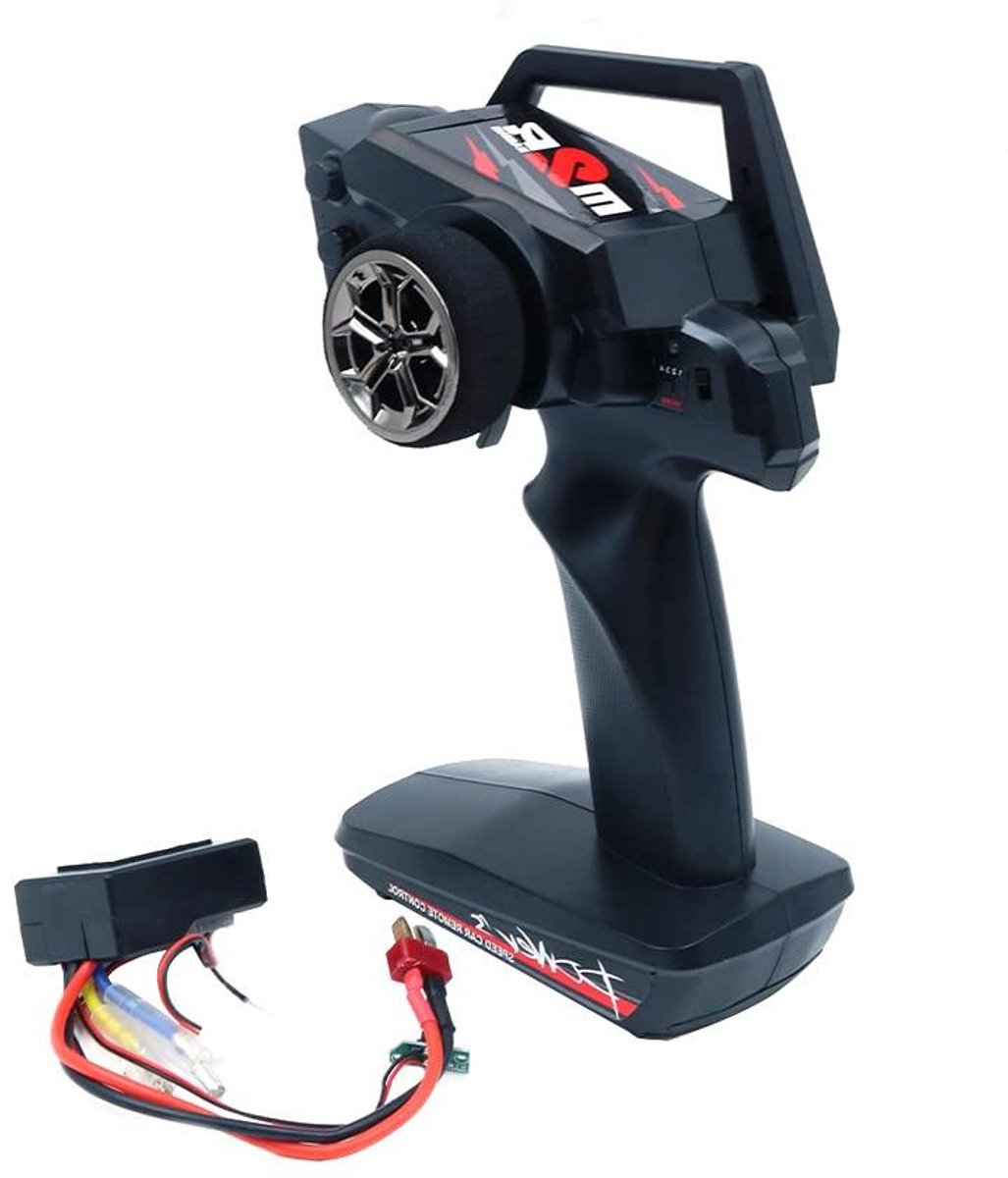 RC Auto Controller - Afstandsbediening Ontvanger - RC Auto Besturen - Stabiele Prestaties - 1/12 Schaal - Zwart