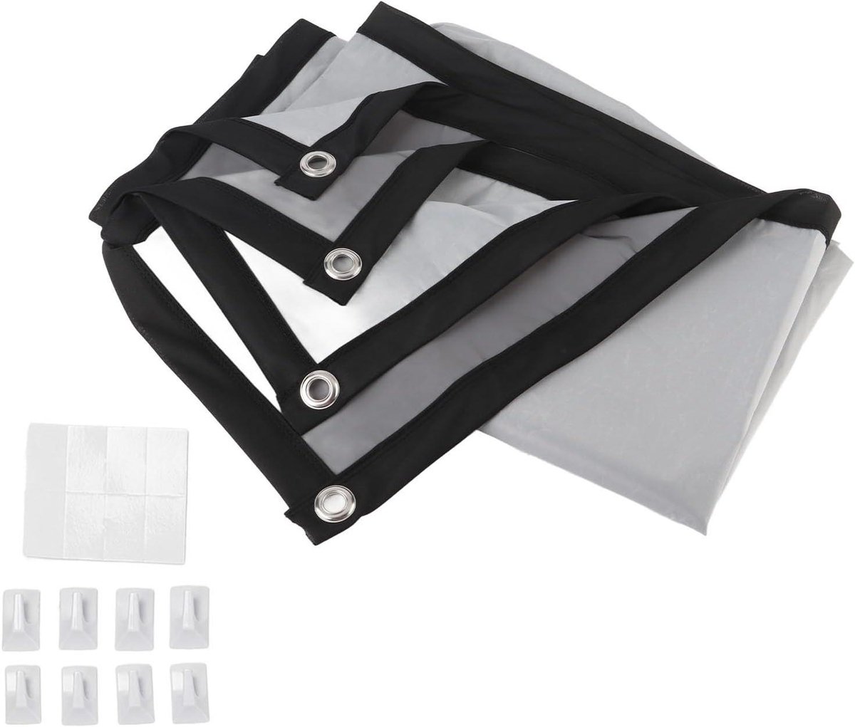 Opvouwbaar Projectorscherm - Draagbaar Beamer Scherm - Thuisbioscoop Genieten - Anti-licht PVC Materiaal - 72 Inch - Wit