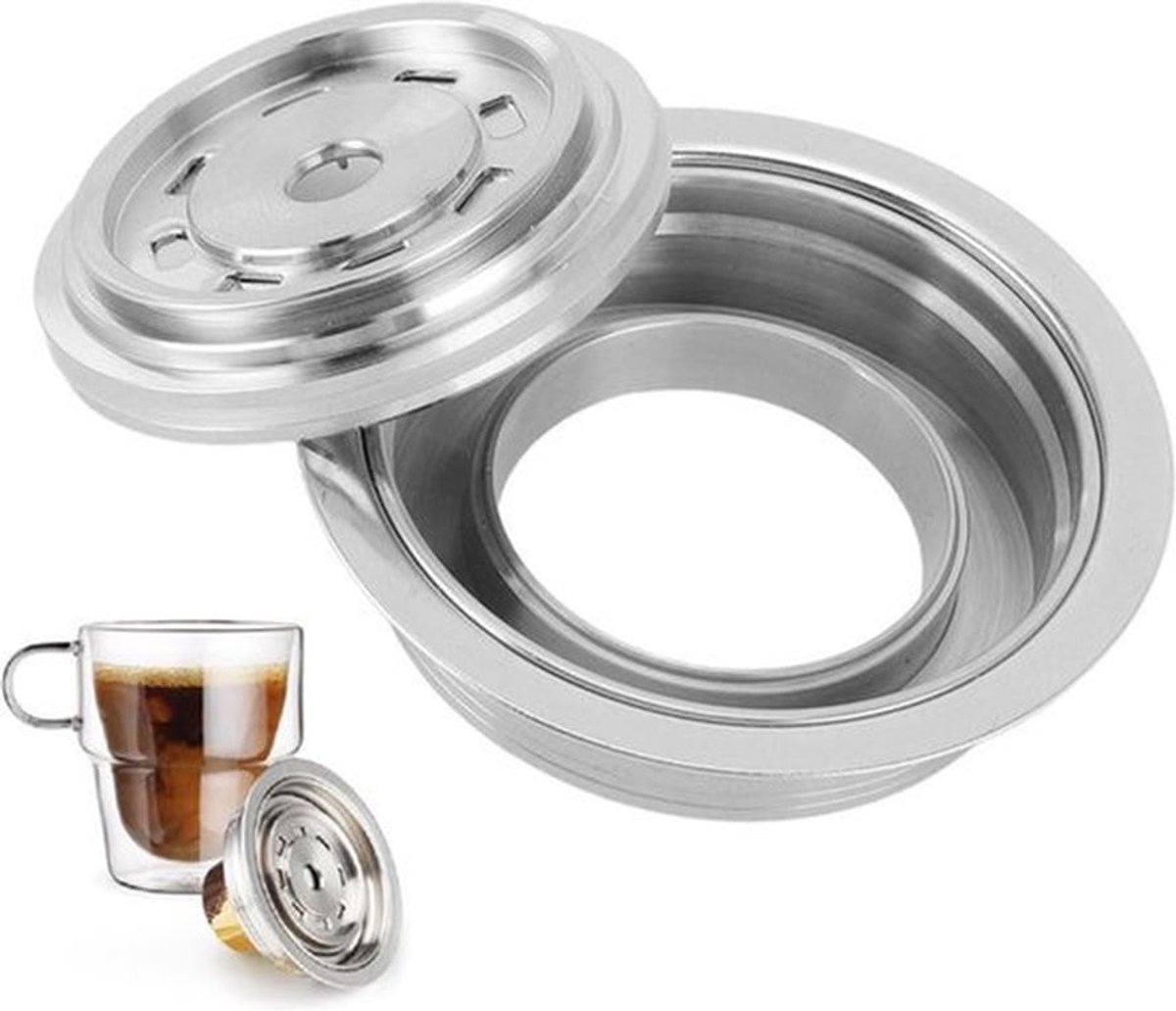 Roestvrijstalen Koffiepadadapter Padconverterhouder Compatibel met ENV135 GCA1 Next POP DIY Your Coffee Flavor (150 ml)