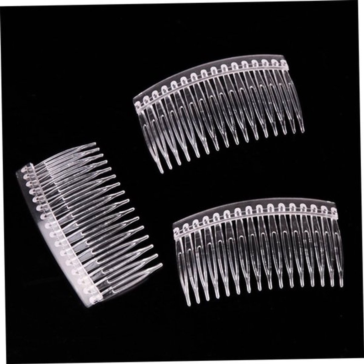 20 stuks ponykammen en haarclips – haaraccessoires, haarspelden, strikclips, trimkammen, alligatorclips, duurzame kammen voor dames