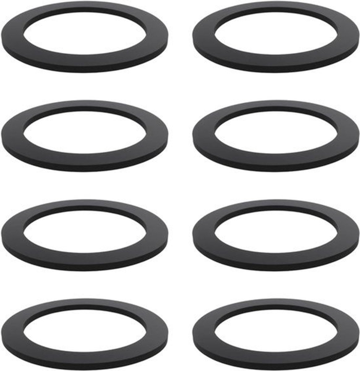 Rubber Brandstof Cap Pakking 80 * 60mm voor MZ ETZ TS ES RT - Set van 10 stuks - Dikte 3mm - Motorfiets Brandstoftankafdichting
